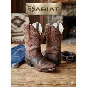 Ariat Women's Heritage Western R-Toe Leather Boots